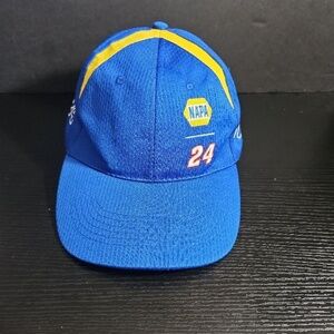 NAPA‎ Racing Chase Elliott Hat Cap Blue Yellow Embroidered #24 NASCAR Motorsport